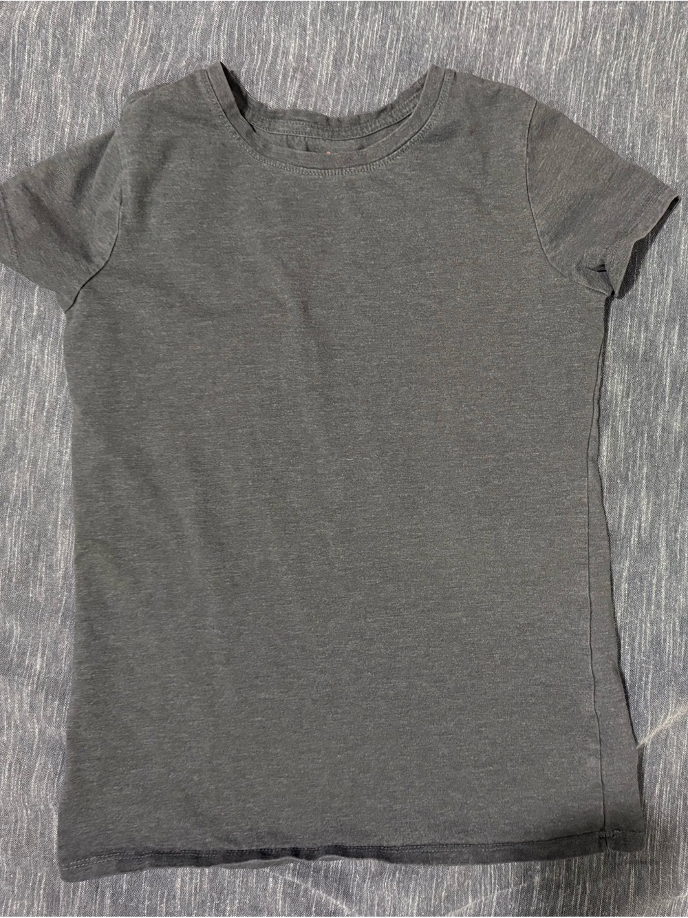 Cat & Jack Charcoal Gray Short-Sleeve Crewneck Tee